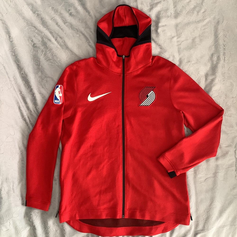 Mens Nike Dri-Fit Portland Trail Blazers NBA zip up hoodie - XL